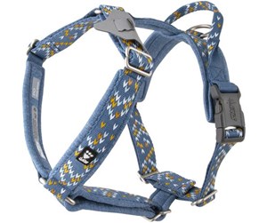 Hund - Hurtta Razzle-Dazzle Y-harness 80-100 cm Bilberry - H933931