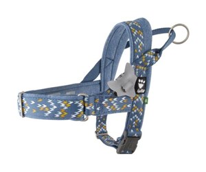 Hund - Hurtta Razzle-Dazzle H-harness 80-100 cm Bilberry - H933926