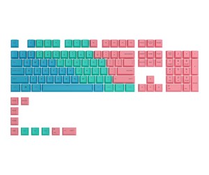 Tastatur - Glorious GPBT Keycaps - Pastel - 115 PBT keycaps - US (ANSI) - Tastehetter - Amerikansk Engelsk - Grønn - GLO-KC-GPBT-P