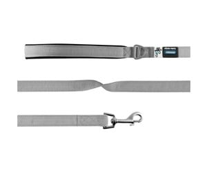 Hund - Curli Basic Leash 140x1.5cm grey - H82192