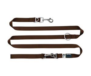 Hund - Curli Adjustable leash nylon 200x1.5 cm braun - H82167