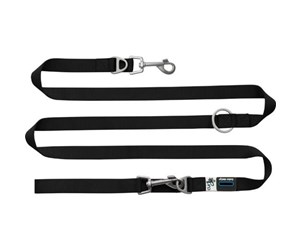 Hund - Curli Adjustable leash nylon 200x1.5 cm black - H82165