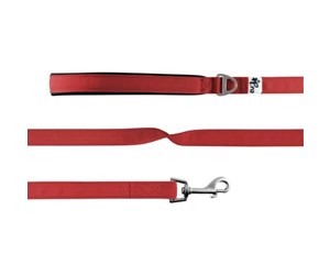 Hund - Curli Basic leash Nylon 140x1.5cm red - H82115