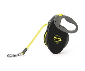 Hund - Flexi - Leash Giant L 8M Tape Black/Neon Yellow Max 50Kg - (600.7782) - H78794