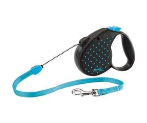 Hund - Flexi Color Dots 2014 M Leash 5 m blue - H7861L