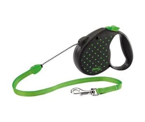 Hund - Flexi Color Dots 2014 M Leash 5 m green - H7861G