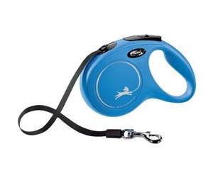 Hund - Flexi New CLASSIC M/L leash 5 m blue - H7847L