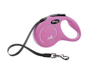 Hund - Flexi New Classic S leash 5 m pink - H7846P