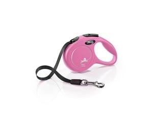 Hund - Flexi New CLASSIC XS Tape Leash 3m 12kg Pink - H7845P