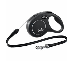 Hund - Flexi New CLASSIC S  Leash 8 m black - H7843S