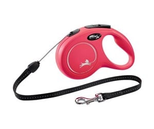 Hund - Flexi New CLASSIC S  Leash 8 m red - H7843R