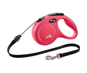 Hund - Flexi New CLASSIC M Leash 5 m red - H7842R