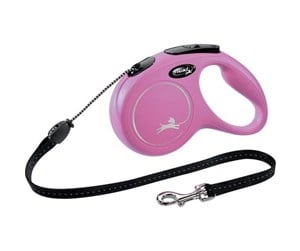 Hund - Flexi New Classic M Leash 5 m pink - H7842P