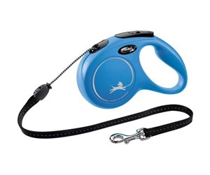 Hund - Flexi New CLASSIC M Leash 5 m blue - H7842L