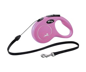 Hund - Flexi New Classic S Leash 5 m pink - H7841P