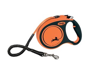 Hund - Flexi XtremeLine leash L: 5m < 65 kg orange - H78019