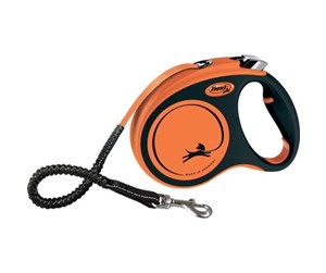 Hund - Flexi - Leash Xtreme M Tape 5M Black/Orange Max 35Kg - (600.8402) - H78018