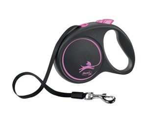 Hund - Flexi Black Design L leash 5 m 50 kg pink - H78016P