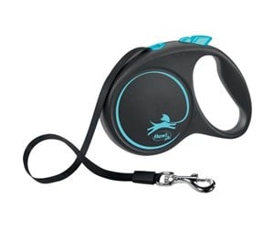 Hund - Flexi Black Design L leash 5 m 50 kg blue - H78016L