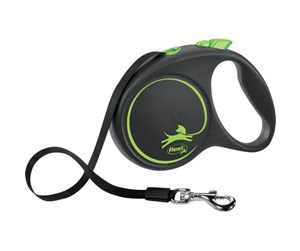 Hund - Flexi Black Design L leash 5 m 50 kg green - H78016G