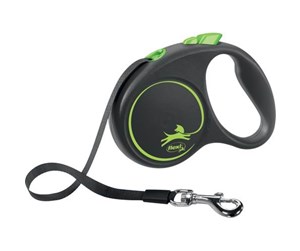 Hund - Flexi Black Design S leash 5 m 15 kg green - H78014G