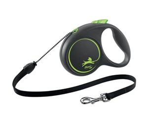 Hund - Flexi Black Design M leash 5 m 20 kg green - H78013G