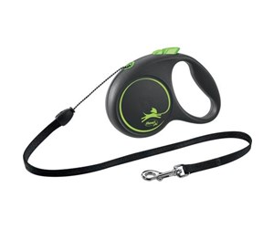 Hund - Flexi Black Design S leash 5 m 12 kg green - H78012G