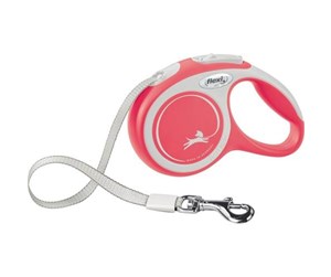 Hund - Flexi New Comfort XS Tape Leash 3m 12kg Red - H78006R