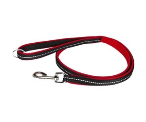 Hund - Julius-K9 POWAIR leash - red - 1.2 m with handle - large carabiner - H683269