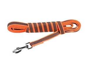 Hund - Julius-K9 Super-Grip Leash Orange-Gray 5m/20mm - H671273