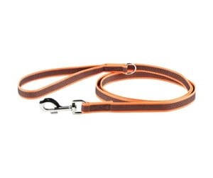 Hund - Julius-K9 C&G - Super-grip  leash - Orange-Gray  Width: 0.7/ 20mm Length: 6.5ft / - H671259