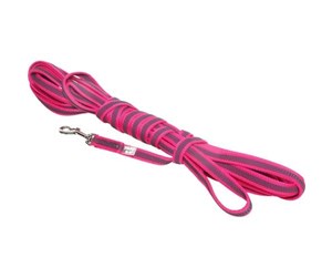 Hund - Julius-K9 C&G - Super-grip leash.rosa/grey.14mm/10m.with handle.max 30kg - H668600