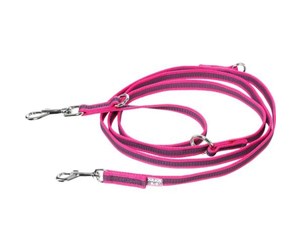 Hund - Julius-K9 C&G - Super-grip leash.rosa/grey.14mm/2.2m.max 30kg - H668587