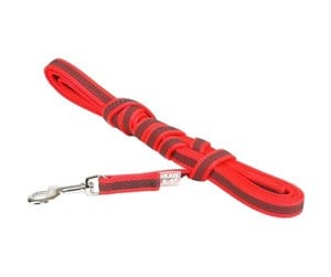 Hund - Julius-K9 C&G - Super-grip leash.red/grey.14mm/3m.with handle.max 30kg - H668457