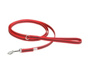 Hund - Julius-K9 C&G - Super-grip leash.red/grey.14mm/2m.with handle.max 30kg - H668440