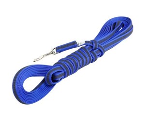 Hund - Julius-K9 C&G - Super-grip leash.blue/grey.14mm/10m.with handle.max 30kg - H668259