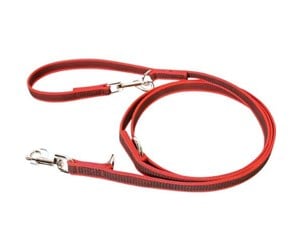 Hund - Julius-K9 C&G - Super-grip dressage leash red/grey 20mm/2.2m - H661816