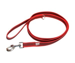 Hund - Julius-K9 C&G - Super-grip leash red/grey 20mm/2.0m with handle - H661779