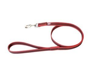 Hund - Julius-K9 C&G - Super-grip leash red/grey 20mm/1.0m with handle - H661762