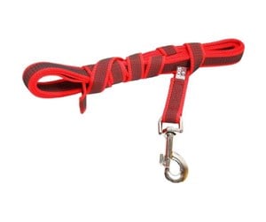 Hund - Julius-K9 C&G - Super-grip leash red/grey 20mm/3.0m without handle - H661724