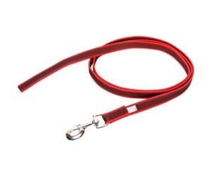 Hund - Julius-K9 C&G - Super-grip leash red/grey 20mm/2.0m without handle - H661717