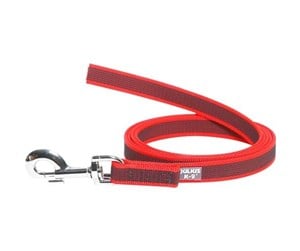 Hund - Julius-K9 C&G - Super-grip leash red/grey 20mm/1.8m with handle - H661700