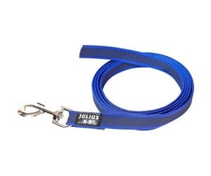 Hund - Julius-K9 C&G - Super-grip leash blue/grey 20mm/2.0 without handle - H658434