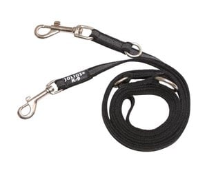 Hund - Julius-K9 C&G super-grip double leash black 14mm/2.2m - H614881