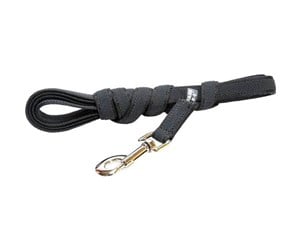 Hund - Julius-K9 C&G - Super-grip leash black/grey 20mm/3.0m with handle - H614638