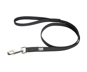 Hund - Julius-K9 C&G - Super-grip leash black/grey 20mm/2.0m with handle - H614621