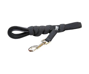 Hund - Julius-K9 Super-grip leash black/grey 14mm/3m with handle - H614591