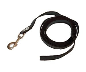 Hund - Julius-K9 C&G - Super-grip leash black/grey 20mm/3.0m without handle - H601768