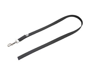 Hund - Julius-K9 C&G - Super-grip leash black/grey 20mm/1.0m without handle - H601737