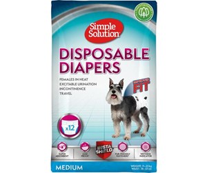 Hund - Simple Solution Disposable diapers 12 pcs. M - H05849